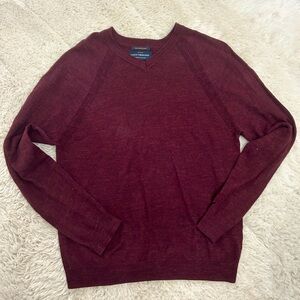 Lucky Brand maroon sweater